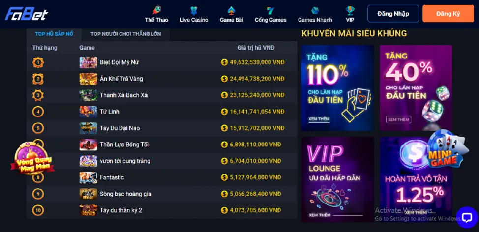 Hoàn trả hàng tuần tại 8xbet